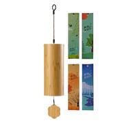 Shopkeepers Bell, 8-Tone Wooden Wind Chimes Door, Musical Sound Handmade For Business Entrance Decks Fences Bedrooms Playhouse Home Patio