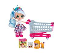 Shopkins HPKG1000 Flair Real Littles Mini Pack Trolley & Shoppie, multicolore