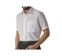 ShopMix Camicia Uomo da Lavoro Manica Corta Manila Tan Mm 2064m, Bianco, 45