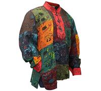 SHOPOHOLIC FASHION Casual Camicia, Multi, M Uomo