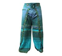 SHOPOHOLIC FASHION Multicolore Hippie Avvolgente, Pantaloni Eye Catching Boho Hippy Pantaloni (3)