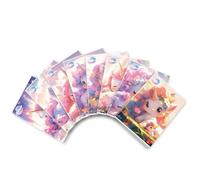 SHOPPARE - Quaderno a quadretti 1cm UNICORNO FIORI : Quadernone A4 per prima elementare Griglia 10mm: Copertina flessibile fininura lucida con glitter + penna in omaggio.