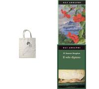 Shopper Adelphi 2025 con Il grande mare dei sargassi di Jean Rhys e Il velo dipinto di Maugham William Somerset