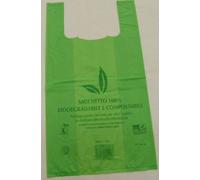 SHOPPER BUSTA BIO 4 KG COMPOSTABILE BIODEGRADABILE 27X50 MEDIA COMPOSTABILI+