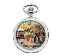 Shopper Dilemna Pin-up Girl Full Hunter Orologio da tasca