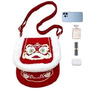Shopper Donna | Borsa A Mano Rossa Tradizionale Da Donna - Elegante Borsa A Tracolla Stile Cartella - per ragazze casa spostamenti shopping spiaggia mare outdoor fuori notte matrimonio festa vacanza v
