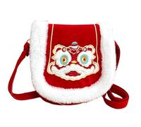 Shopper Donna - Borsa tradizionale ricamata in peluche | Elegante Borsa A Tracolla Stile Cartella | Per Casa, Spostamenti, Shopping, Spiaggia, Mare, Notte, Matrimonio, Festa, Vacanza, Viaggio