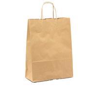 Shopper in Carta Biokraft Mainetti Bags - 45x15x50 cm - 067099 (Avana Conf. 25)