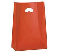 Shopper in Plastica con soffietto e manico a fagiolo (50 x 70cm - 50pz Arancio)