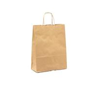 Shopper in Carta Biokraft Mainetti Bags - 45x15x50 cm - 067099 (Avana Conf. 25)