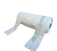 Shopper Mini in Mater-Bi - 22x50 cm - G1D460R (Bianco Conf. 2400)