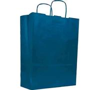 Shopper Tinta Unita Blu 45x15x50 25 pz.
