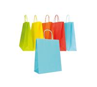 Mainetti Bags - 310003446BB25 - Shopper Twisted - maniglie cordino - 36 x 12 x 41 cm - carta biokraft - colori assortiti primavera-estate - Mainetti Bags - conf. 25 pezzi - 102060 - Conf. da 1 Pz. - 3