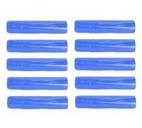 Shopperpack Sacchi per Raccolta Differenziata Rifiuti cm 70x110, confezioni da 100pz (10 rotoli da 10pz) - Sacchetti spazzatura 110 litri Azzurro semi-trasparente