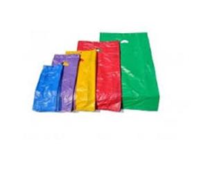SHOPPERS BUSTE PLASTICA 10 KG. 25X35 CM. MANICO CENTRALE BUSTE BOUTIQUE BIODEGR.