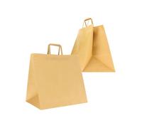 Shoppers Flat maxi plus - 40 x 35 x 35 cm - carta kraft - avana - Mainetti Bags