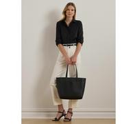 Shopping bag grande in pelle, CAMERYN Nero TU