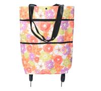 Shopping Bag On Wheels | Waterproof Oxford Tote Lightweight Carrier