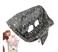 Shopping Cart Cover for Baby, Baby Shopping Cart Hammock, Machine Washable Shopping Cart Protector, Shopping Cart Cover with Carry Bag, Padded Shopping Cart Cover for Babies