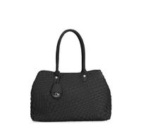 SHOPPING CON INTRECCIO IRREGOLARE E ACCESSORIO CN PENDENTE