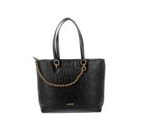Shopping con logo e catena Liu Jo, nera - Tabella Colori: Nero