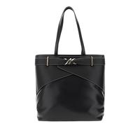 SHOPPING IN SINTETICO EFFETTO PELLE CONACCESSORIO IN METALLO SU PASSANTE