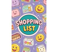 Shopping List: Fun and functional grocery planner with playful design, perfect for meal prep, to-dos, and daily shopping organization.