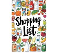Shopping List Notebook - Grocery and Errand Planner for Daily Use: Clean and minimal checklist book to manage grocery trips, pantry inventory, and weekly planning with ease.