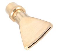 Shopping Pazzo Irrigatore per fontana, ugello per fontana a getto d'acqua stretto in ottone Ugello per fontana a forma di ventaglio Testa di spruzzo regolabile per la casa(1 inch)
