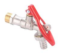 Shopping Pazzo Rubinetto con Serratura, Rubinetto 1/2"in ottone con Rubinetto Rubinetto con Serratura Strumento Giardino per Esterni