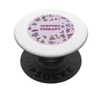 Shopping Therapy Design per acquirenti e appassionati di moda PopSockets PopGrip Adesivo