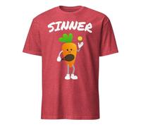 Shopsphère DISTRIBUTION T-Shirt Jannik Sinner | Maglietta Sinner | Tennis | Padel, Rosso mélange, S