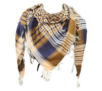 SHOPUKASA Sciarpa tattica militare in cotone Shemagh Keffiyeh palestinese per la testa e il collo, ideale come regalo per uomini e donne, One Size