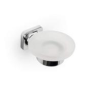 Shoreditch Croydex-Porta saponetta con supporto, colore: bianco