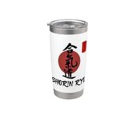 Shorin Ryu - Uniforme da karate, per calligrafia Bicchiere termico in acciaio inox doppia parete