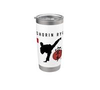 Shorin Ryu - Uniforme da karate, per calligrafia Bicchiere termico in acciaio inox doppia parete
