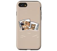 Shorkie addormentato con peluche per gli amanti dei cani simpatici animali domestici Custodia per iPhone SE (2020) / 7 / 8