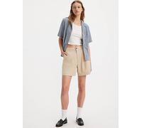 Short a pieghe Neutral / Safari levi > clothing > women > shorts > skirts