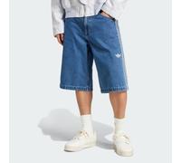 adidas Originals - adicolor Firebird - Pantaloncini in denim blu medio 32in