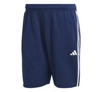 adidas Uomo Train Essentials piqué 3-Stripes Training Shorts, Dark Blue/White, XS