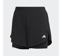 adidas Minimal 2 in 1 W - pantaloni fitness - donna Black L