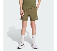 adidas Unisex - Bambini e Ragazzi Tech Apparel Shorts, Olive Strata/Black/Reflective Silver, 11-12 Years