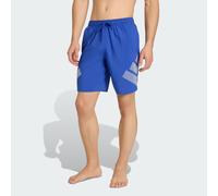 Short Big Bars 8-Inch Semi Lucid Blue / White 2XL