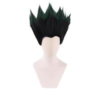 Short Black and Green Daily Party Cosplay Parrucca Per Gon Freecss Anime Cosplay Parrucca