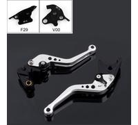 Short Brake Clutch Levers For Honda ST 1300 2008-2012 Silver A7 H7