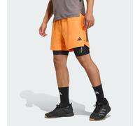 Adidas D4t Primelift 3 Stripes 7´´ Shorts Arancione XL Uomo