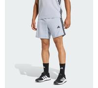 adidas Homme Workout Essentials Base 3 Stripes Woven Short, Halo Silver/Black, XXL 5 inch