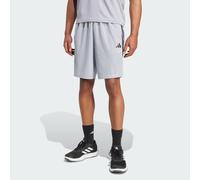 adidas Uomo Train Essentials piqué 3-Stripes Training Shorts, Halo Silver/Black, S