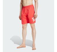 Short da nuoto 3-Stripes 8-Inch Semi Lucid Red / White 2XL