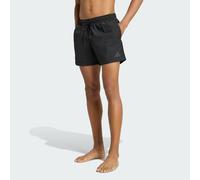 Mens adidas Short Da Nuoto In Nylon Effetto Stropicciato Con Interno Gamba 13 Cm - Nero, nero XS 5"